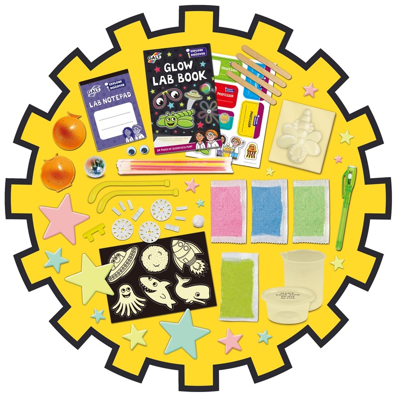 Galt Toys, Glow Lab, Science Kit for Kids, Ages 6