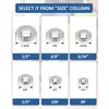 Flat Washer - 1/4" 304 Stainless Steel Metal Washers Flat