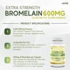 Herba Bromelain Supplement 600mg – 180 Capsules | 2,400 GDU/g
