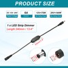 sourcing map LED Strip Dimmer, DC 12V to 24V 6A