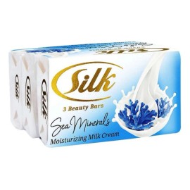 Silk Sea Minerals Beauty Bar Soap, 3 Bars, 3.53oz