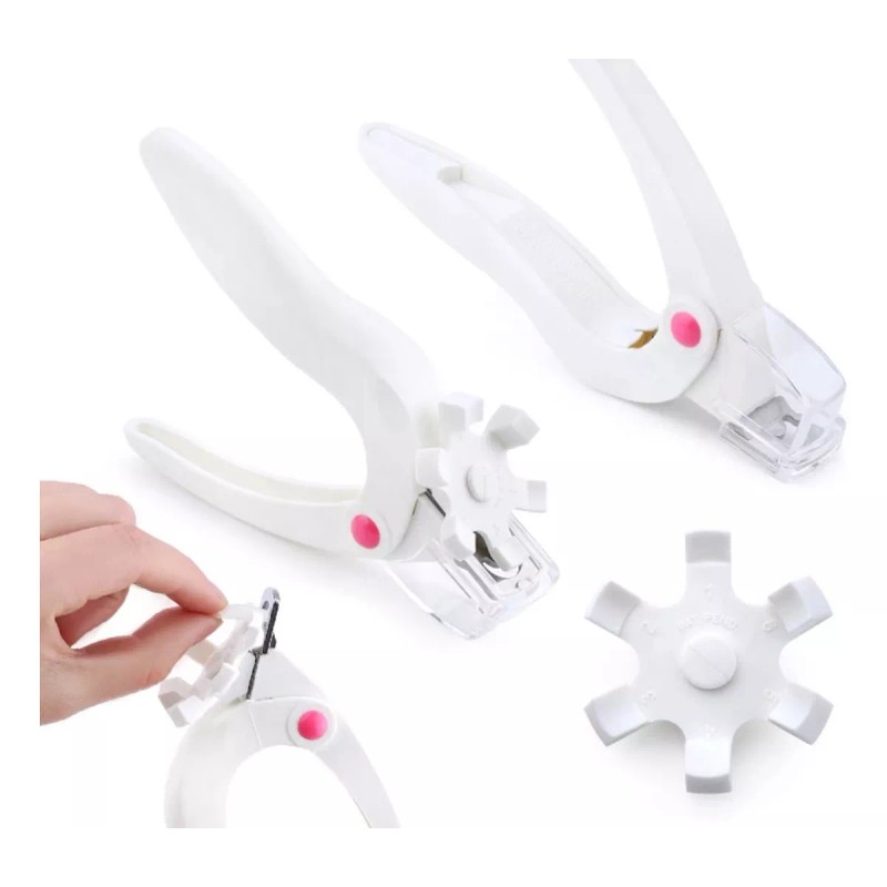 Corta Tip Para Uñas Postizas Con Guía Precisión Profesional