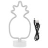 Tabletop Neon Sign Light Unique Shaped Night Lamp with Holder