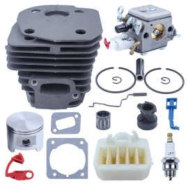 For Husqvarna Carburetor Cylinder Piston Bearing Intake Manifold For Husqvarna 353 351 350 346
