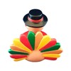 DUCKY CITY 3" Thanksgiving Turkey Rubber Duck [Floats Upright] -