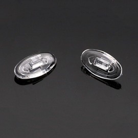 Eyeglass Nose Pads Push in 13mm 5Pairs Glasses Nose Pads Soft Silicone Compatible with Oakley Crosshair2.0/WireTap/Whisker/Maui Jim Sunglass