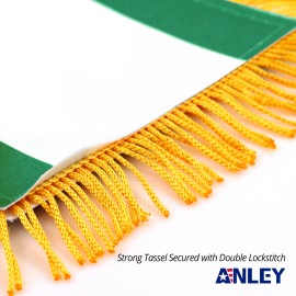 Anley 4 X 6 Inch Nigeria Fringy Window Hanging Flag - Mini Flag Banner