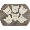 Sifcon PG_0084 Coasters in Holder | Cat Shaped | Set