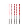 Milwaukee 5 Piece Shockwave Carbide Hammer Drill Bit Set