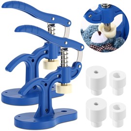 Leriton 2 Pcs Safety Eye Tool, Large Size Safety Eyes for Attaching Amigurumi Crocheting Crochet Auxiliary Tool for 5-45mm Eyes Stuffed Animal Install Doll Making Supplies Craft