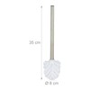 Relaxdays Toilet Brush, Set of 3, Replacement Toilet Brush, Removable