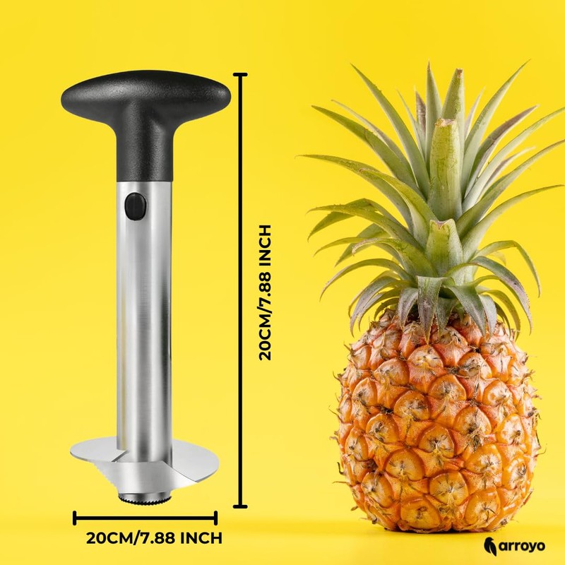 ARROYO Pineapple Corer, Upgraded, Reinforced, Thicker Blade, Premium Pineapple Corer