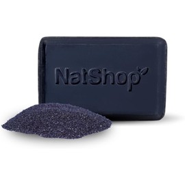 NATSHOP | Jabón Facial y Corporal con Carbón Activado 100% Natural – Exfoliante Corporal y Control de Grasa | Jabón de Baño y Cuidado de la Piel - Ski