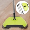 Manual Push Floor Sweeper Broom, Hand Push Sweeper with Enclosed