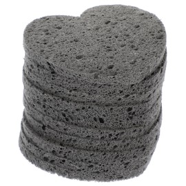 Ipetboom 30pcs Heart Shaped Facial Sponges Travel Face Cleansing Pads for Deep Skin Cleansing and Gentle Exfoliation for Daily Makeup Removal Routine