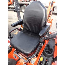 Durafit Seat Covers, Kubota Seat Covers for L3240, 3560,L3940,L4060,L4240,L4740,L5040,L5240,L5460,L5740,BX2370,BX23S,BX25D,LX3310,L3560 Cab,L6060 Cab Series KUBOTA Tractors in Black Leatherette