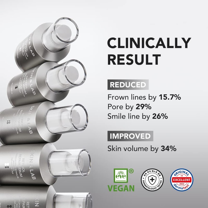 SKIN & LAB Vegan Retinol Serum, 1.0 fl oz (30