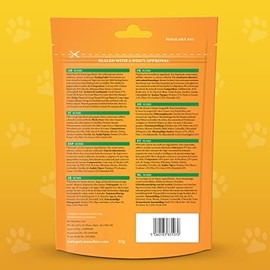 PET MUNCHIES Pet Munchies Sushi Dog Training Treats, Oven Baked Tasty Bites with Natural Real Meat, Low in Fat 50g (Pack of 8)