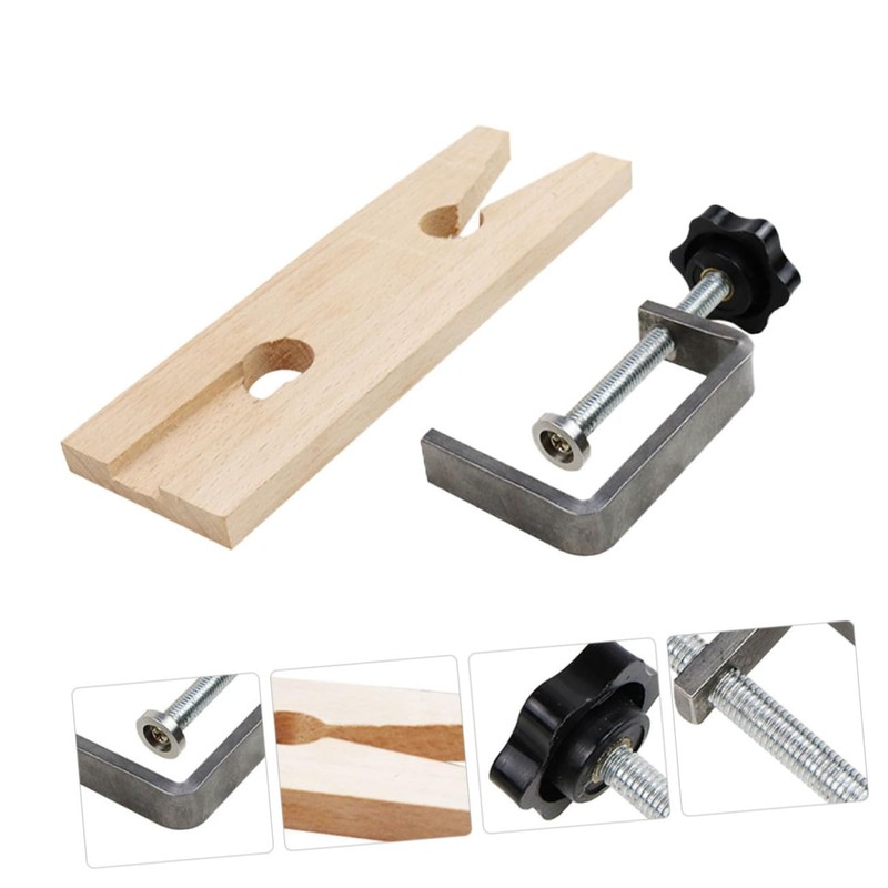 WOONEKY 1 Set Fence Clamps Woodworking Clips Tool Kit for
