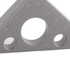 45/90 Degrees Matte Aluminum Alloy Mini Right Angle Ruler Woodworking