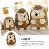 Kisangel 2pcs Hedgehog Plush Adorable Soft Animal Doll for Cute