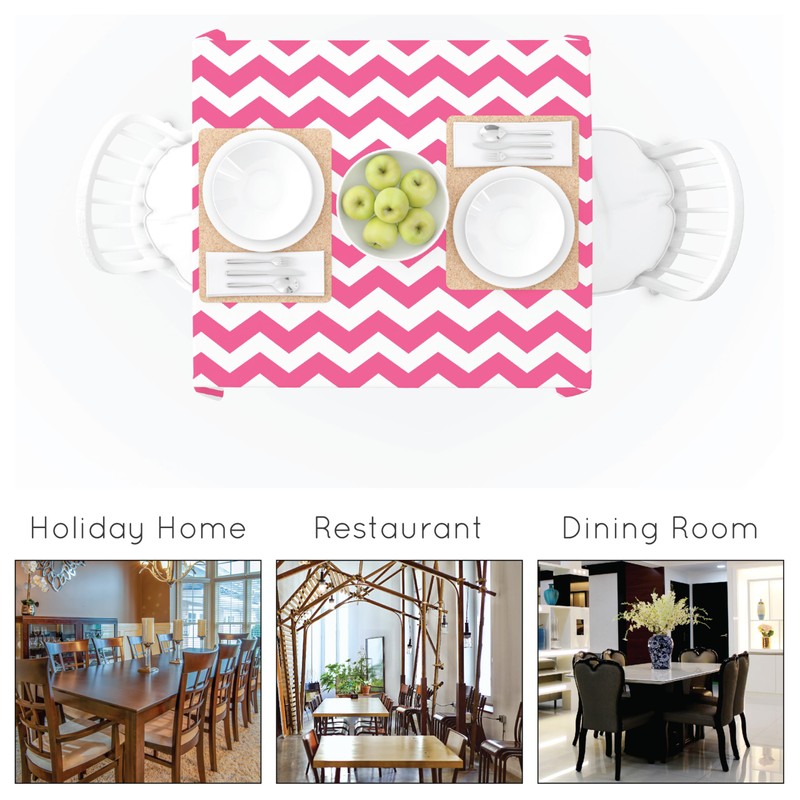 Encasa XO Printed Tablecloth 145 x 145 cm for 4