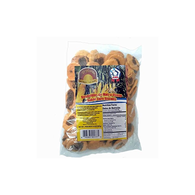 D' Horno Rosquillas de maiz y queso mixta con hojaldras