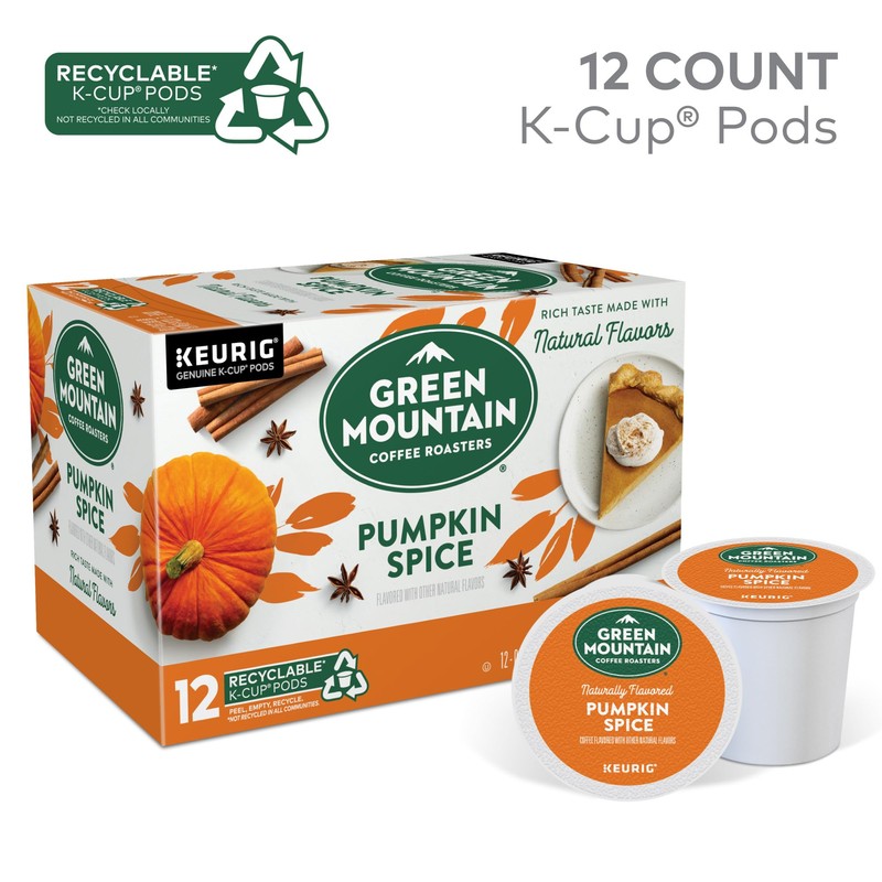 Green Mountain Coffee Roasters Seasonal Selections Pumpkin Spice 12 Count