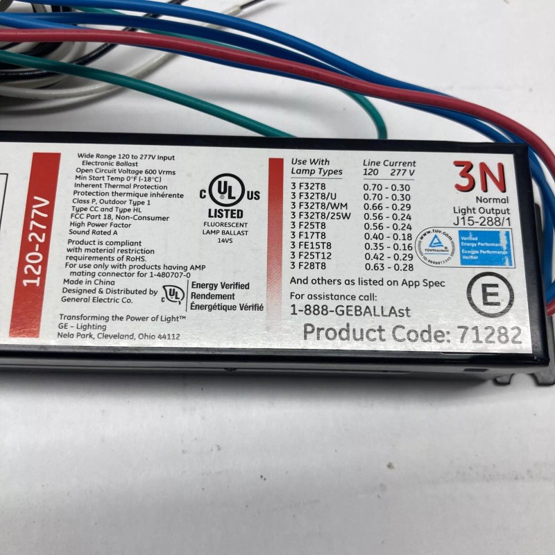 GE 71282 GE332MAXP-N/AMP UltraMax High-Performance Electronic Ballast