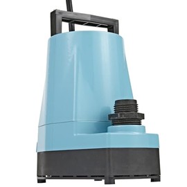 Little Giant 5-MSP 115-Volt, 1/6 HP, 1500 GPH Manual Aluminum Utility Pump, 18-Ft. Cord, Blue, 505960