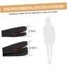 Ipetboom 1 Pair Height Increase Insoles for Sneakers Detachable Multi