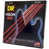 DR Strings HI-DEF NEON™ - RED coloured Bass Strings: Medium