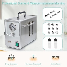 Kendal Professional Diamond Microdermabrasion Machine, Quality Dermabrasion Facial Spray Skin Care Beauty Device with Power Suction PWSF02