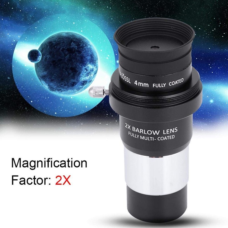 Astronomical Telescope Accessory Kit,1.25 inch Plossl Telescope Eyepiece Set 4/10/25mm