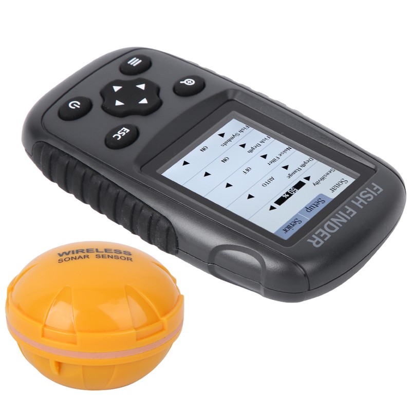 Plastic Charging Lattice Fish Finder Lightweight High Definition Screen Sensor
