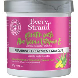 Every Strand Mascarilla para Cabello de Keratina y Aloe Vera Vitamina E 425 gs