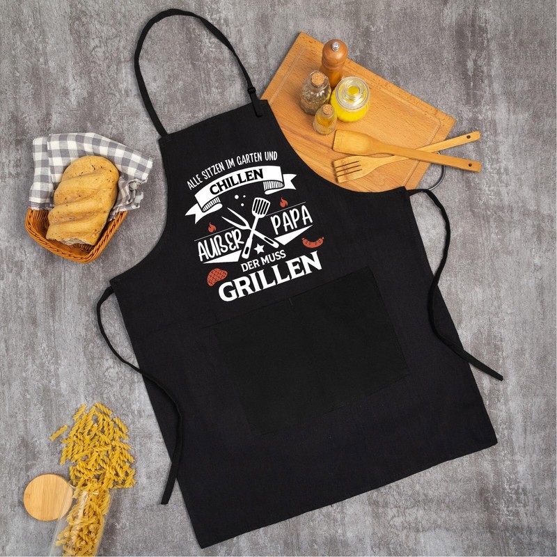 Ysound BBQ Apron for Men, Aprons for Chefs BBQ Painting