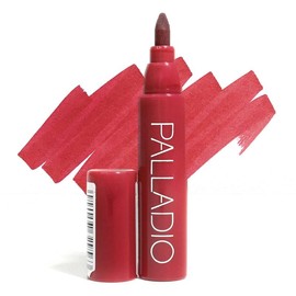 Palladio Lip Stain, Hydrating and Waterproof Formula, Matte Color Look, Longlasting All Day Wear Lip Color, Smudge Proof Natural Finish, Precise Chisel Tip Marker:_Rose LIS07
