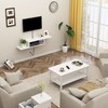 ChooChoo Floating TV Stand Shelf, Wall Mount Entertainment Center Media
