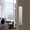 CCJH 10" Stainless Steel Sliding Barn Door Handles and Pulls