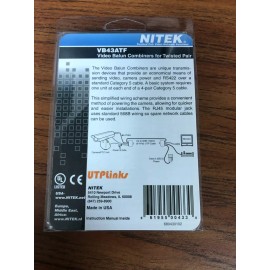 Nitek New  - Nitek VB43ATF Twisted Pair Power + Video + Data Transceiver / Balun