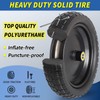 13" Flat-free Solid Tire and Wheel, with 5/8" Axle Bore