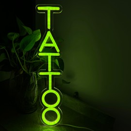 Tattoo Neon Sign Tattoo Studio for Tattoo Shop Office Neon Light Sign Tattoo Wall Decor Neon Light Dimmable Tattoo Salon Led Light, Tattoo Artist Neon Sign,Logo Tatto Bar Light