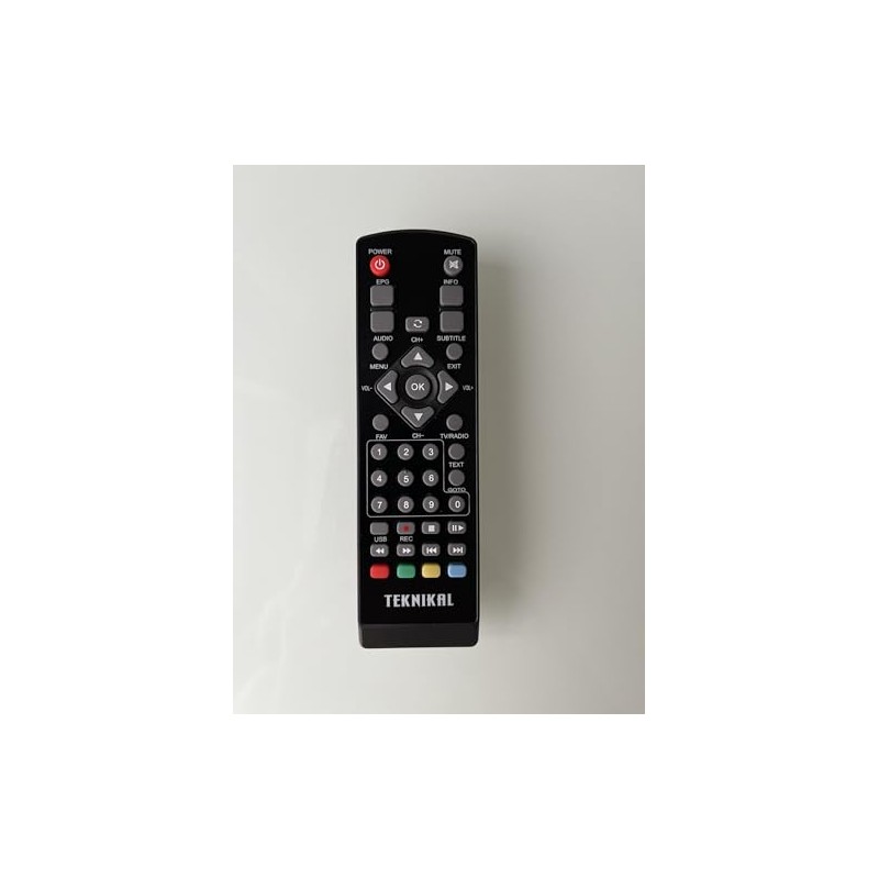 Spare remote for replacement Teknikal Set top box DS-019 and