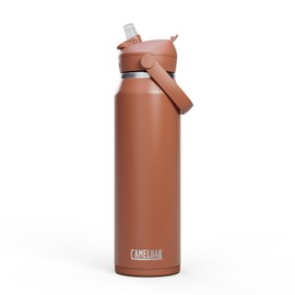 CamelBak Thrive Flip Straw Wasserflasche 907.2 g – Isolierter Edelstahl, Sierra Red