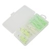 Squid Skirts Fishing Lures Glow Night Quadruple Fishing Hooks Luminous