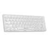 Mechanical Keyboard Bluetooth 2.4G Wireless Wired Hot Swappable White Switch