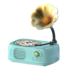 Kids Phonograph Toddler Record Player， with 96 Learning Cards, Early Education Machine Record Player Music Box Storyteller pop Speakers, Gift for Boys and Girls