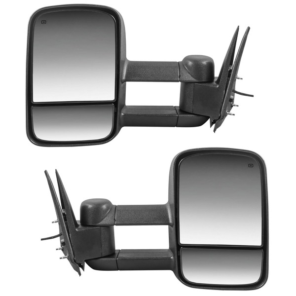 alxiang Power Heated Tow Mirrors Left Right Plastic for GMC