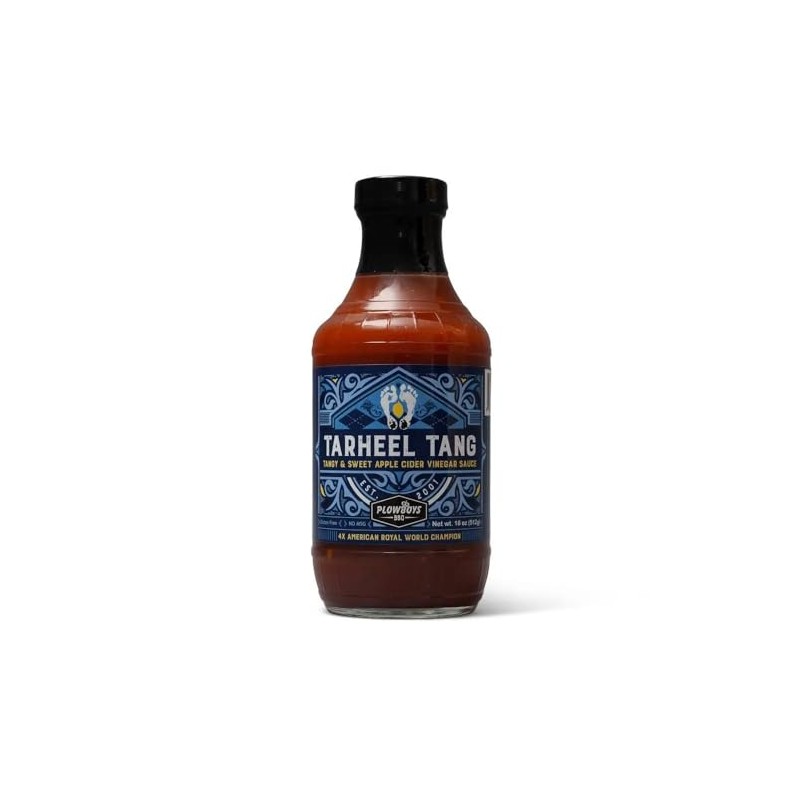 Plowboys BBQ Barbecue Sauce (Tarheel Tang - 16 Fl Oz)